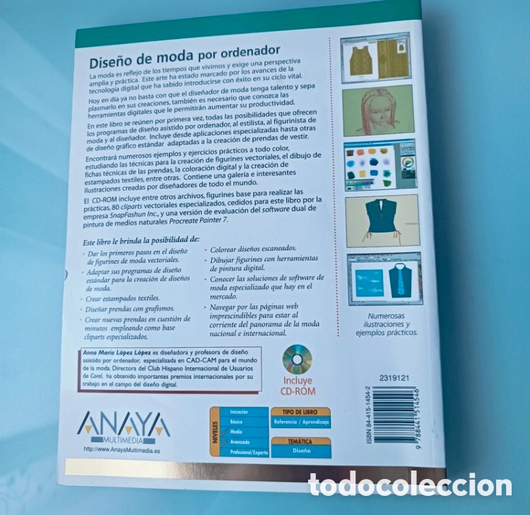 Libros de segunda mano: Dise&ntilde;o de moda por ordenador. - Foto 2
