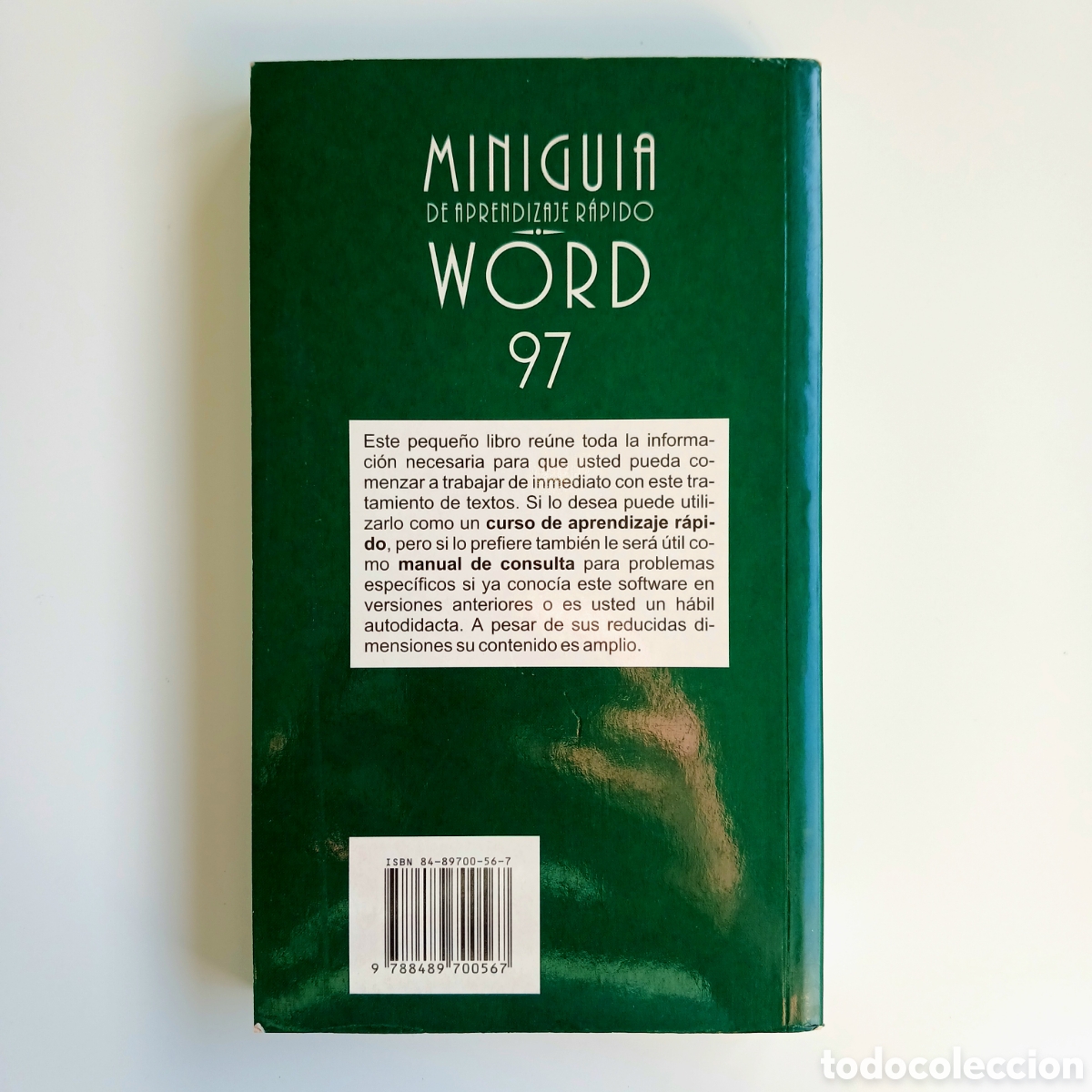 Libros de segunda mano: Minigu&iacute;a de aprendizaje r&aacute;pido: Word 97 - Foto 2