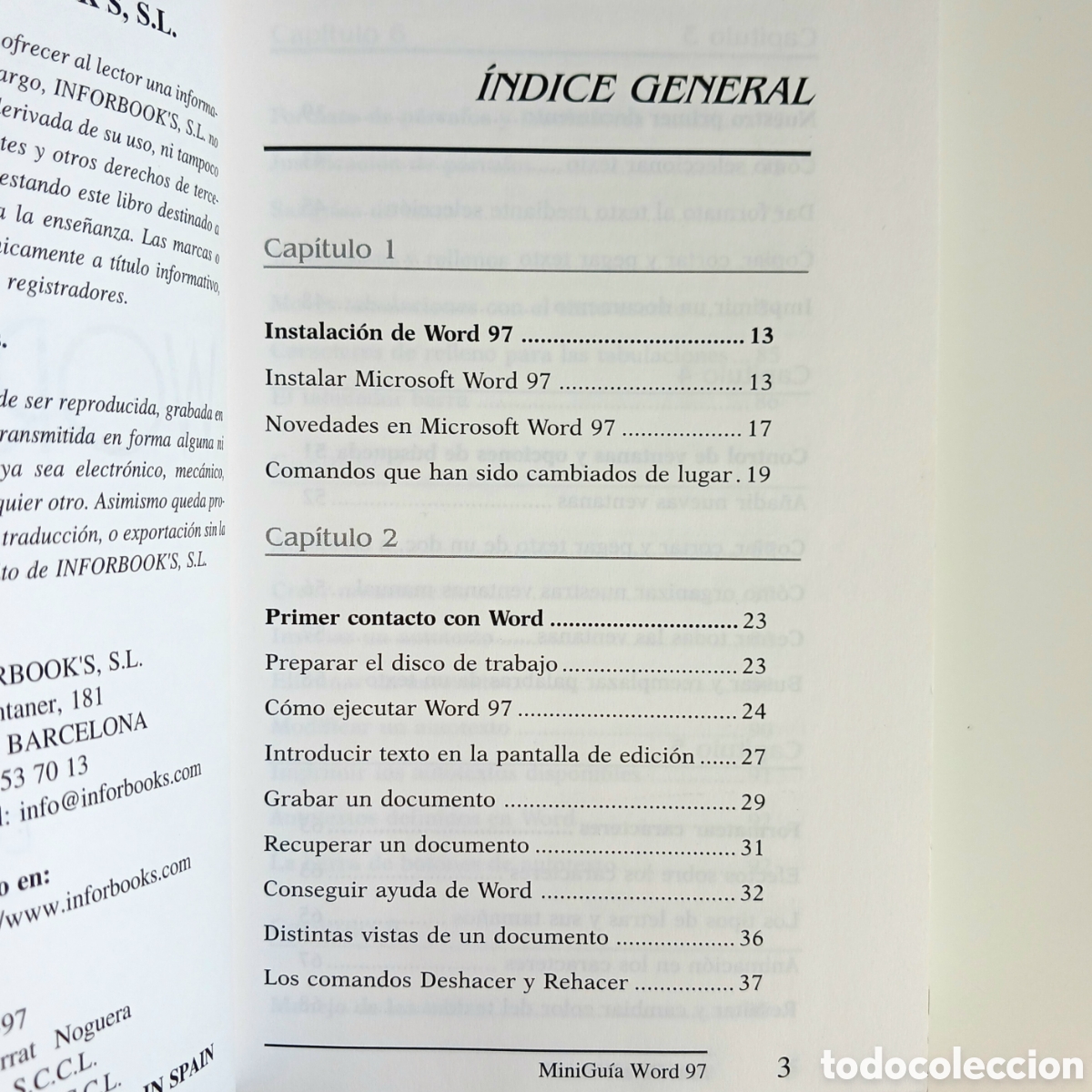 Libros de segunda mano: Minigu&iacute;a de aprendizaje r&aacute;pido: Word 97 - Foto 5