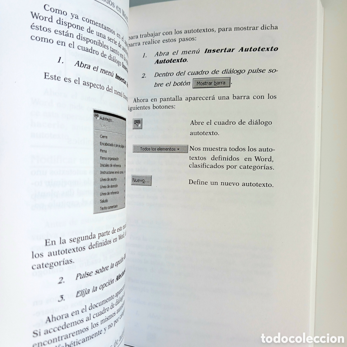 Libros de segunda mano: Minigu&iacute;a de aprendizaje r&aacute;pido: Word 97 - Foto 11