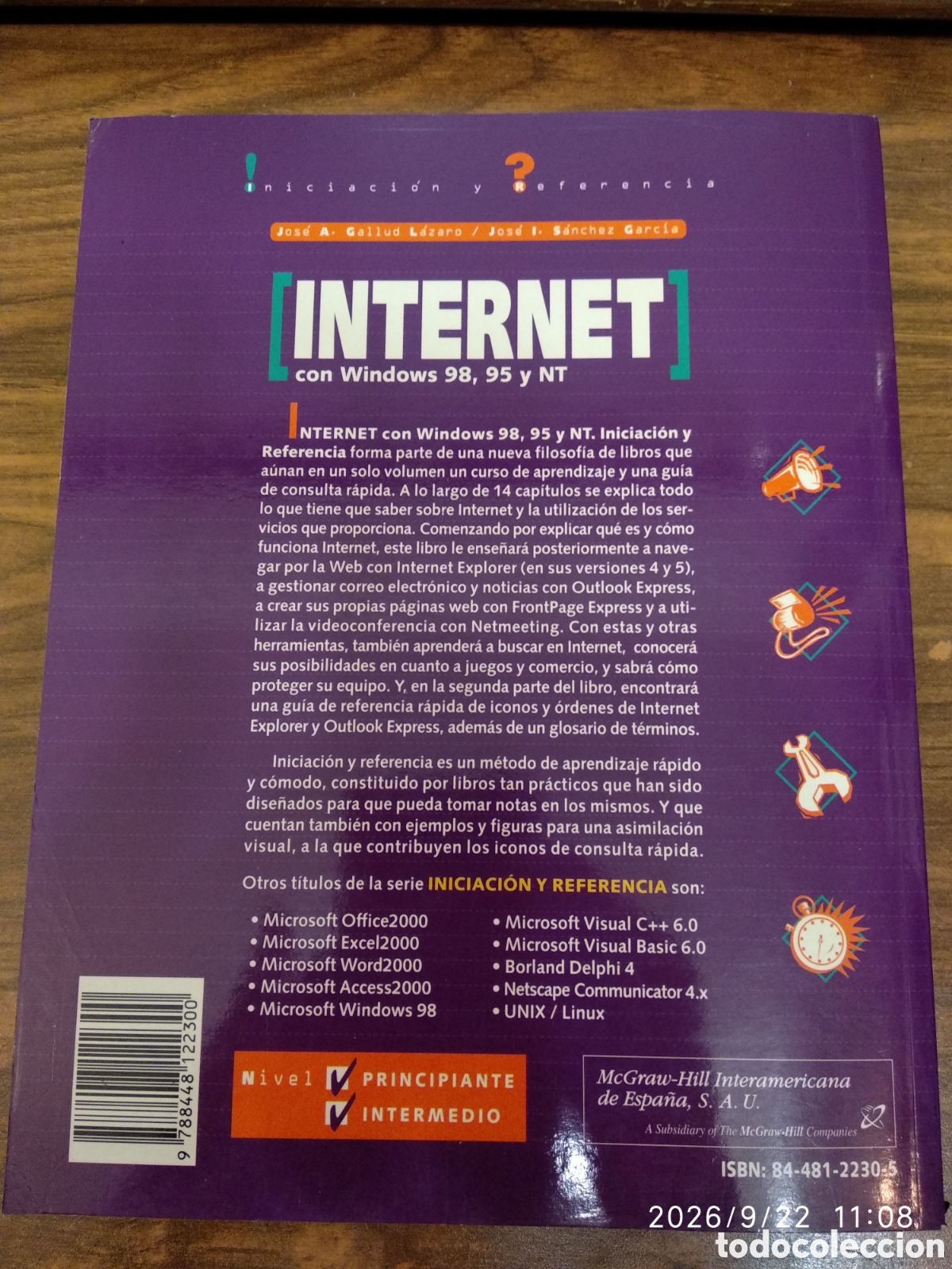 Libros de segunda mano: Internet con Windows 98,95 y NT - Foto 3