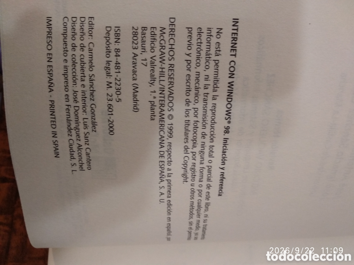 Libros de segunda mano: Internet con Windows 98,95 y NT - Foto 13