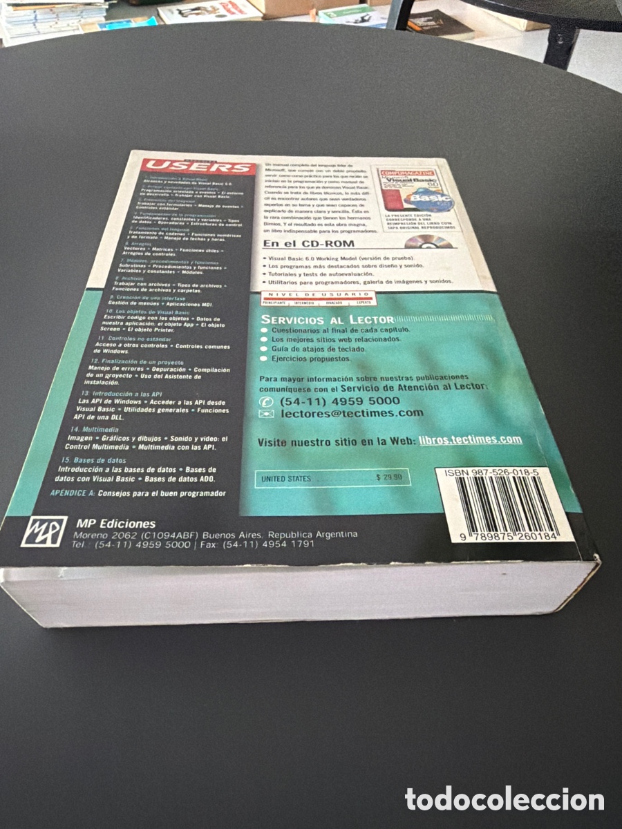 Libros de segunda mano: Microsoft Visual Basic 6.0 Baltasar Bimios con CD ORIGINAL - Foto 6