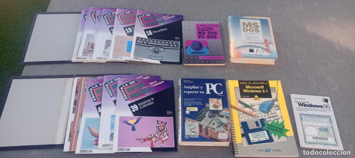 Libros de segunda mano: A elegir: Libros MS-Dos-Windows 3.1-Licencia Windows95-Informatica