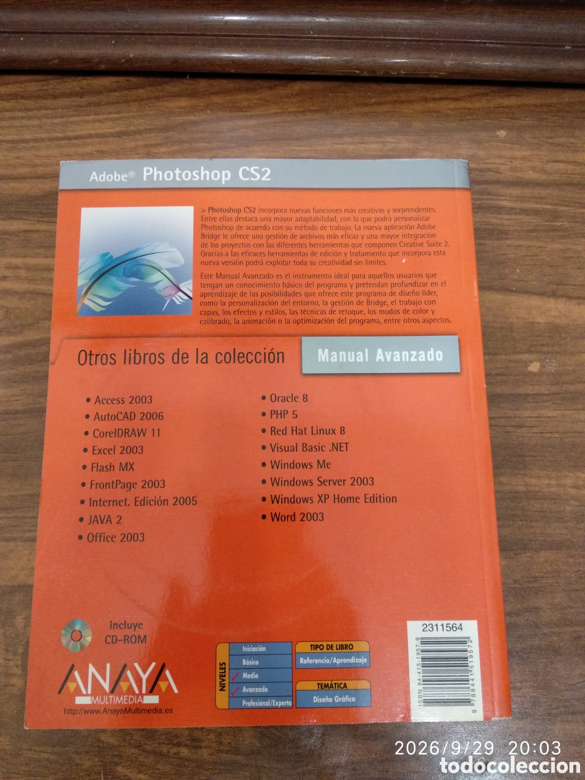 Libros de segunda mano: Adobe Photoshop CS2 Anaya - Foto 4