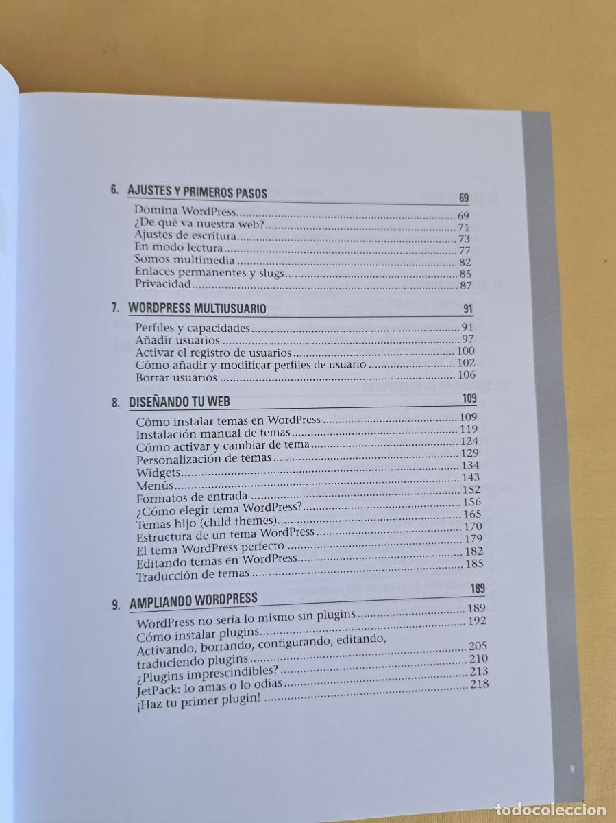 Libros de segunda mano: FERNANDO TELLADO - WORDPRESS 5, LA GUIA COMPLETA - 2018 - Foto 4