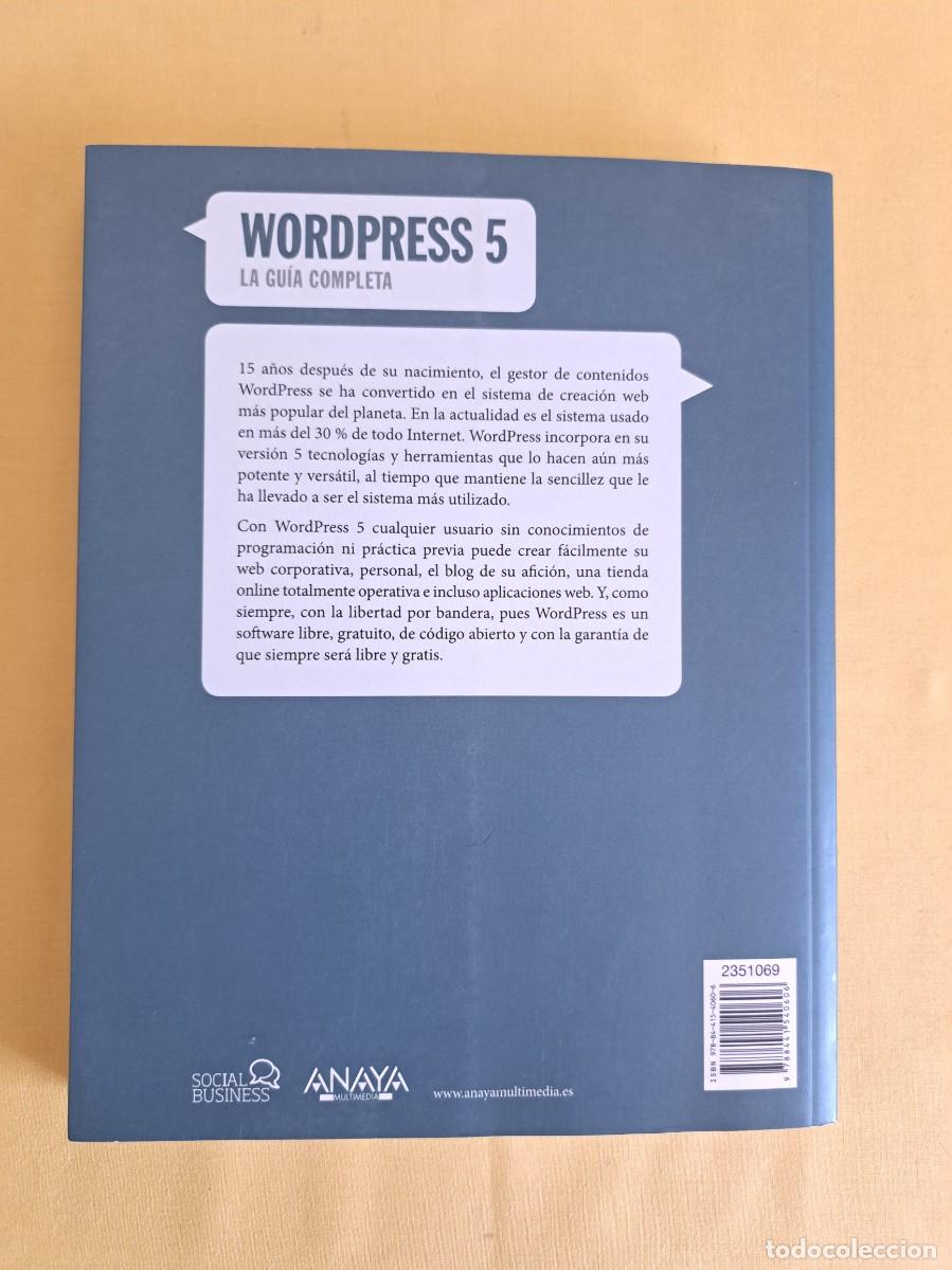 Libros de segunda mano: FERNANDO TELLADO - WORDPRESS 5, LA GUIA COMPLETA - 2018 - Foto 7