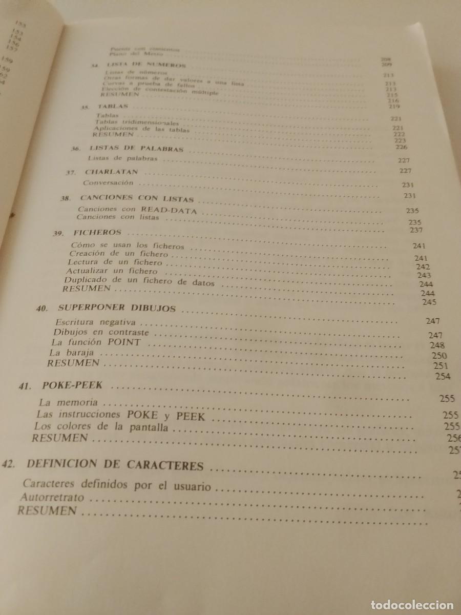 Libros de segunda mano: El basic del Spectrum - Foto 8