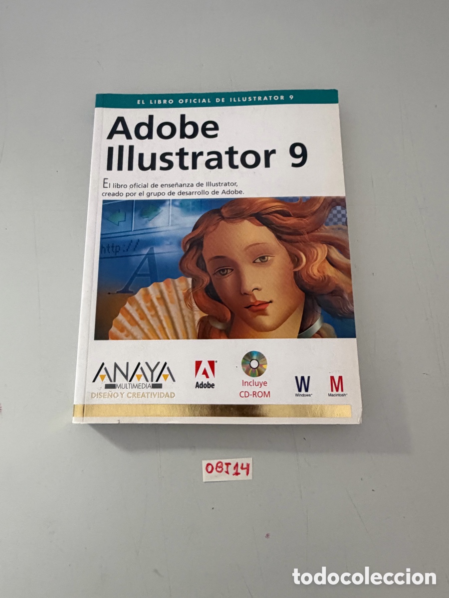 Libros de segunda mano: Adobe Illustrator 9 con CD
