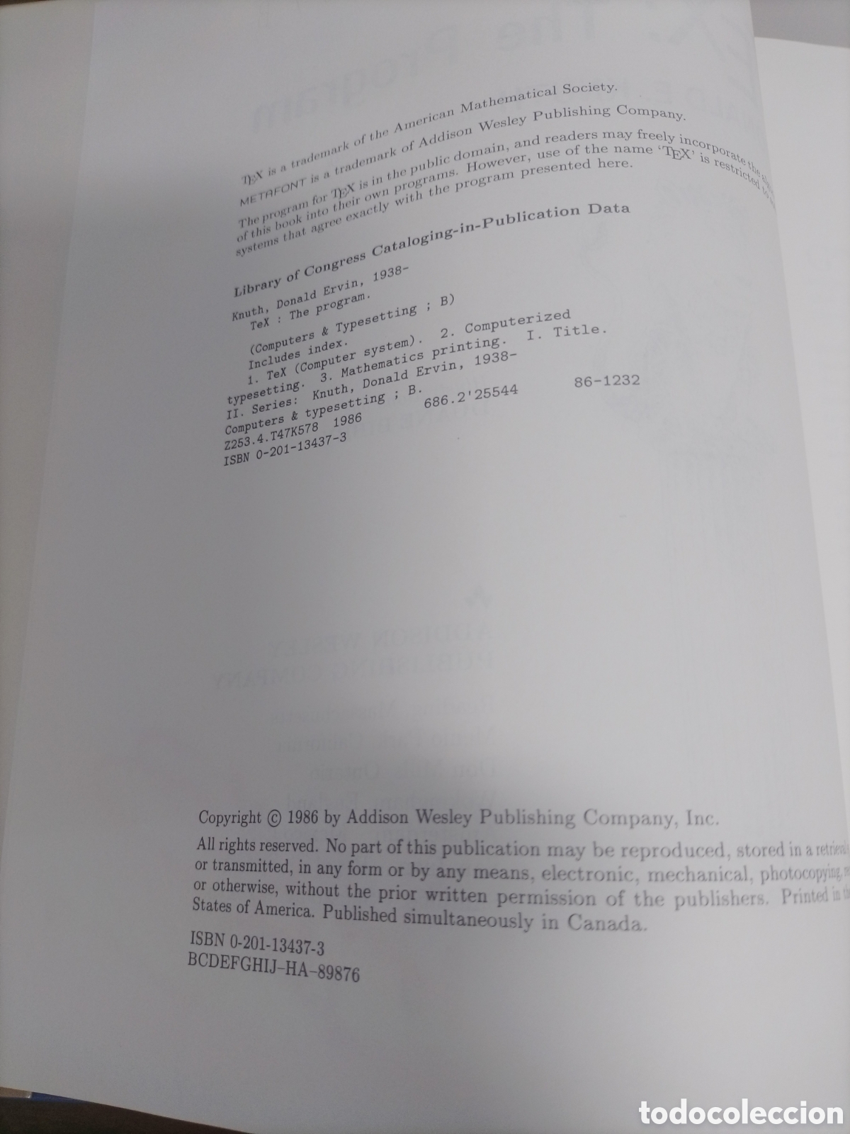 Libros de segunda mano: Computers & Typesetting - Donald E Knuth. - Foto 4