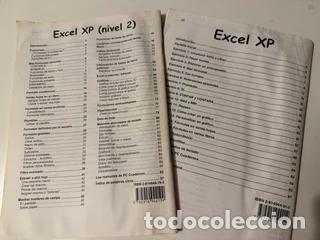 Libros de segunda mano: Cuadernos pr&aacute;cticos de Excel XP nivel I y II - Foto 2