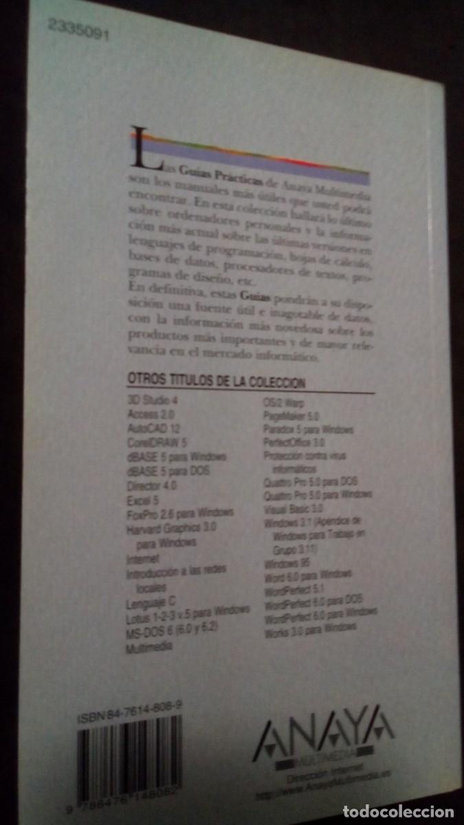 Libros de segunda mano: Windows 95. - Miguel Pardo Niebla. -LIBRO COMO NUEVO - Foto 2
