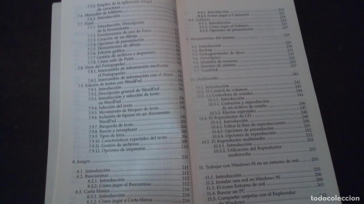 Libros de segunda mano: Windows 95. - Miguel Pardo Niebla. -LIBRO COMO NUEVO - Foto 5