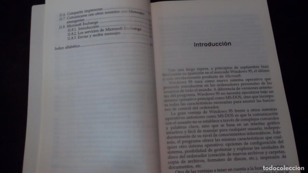 Libros de segunda mano: Windows 95. - Miguel Pardo Niebla. -LIBRO COMO NUEVO - Foto 6
