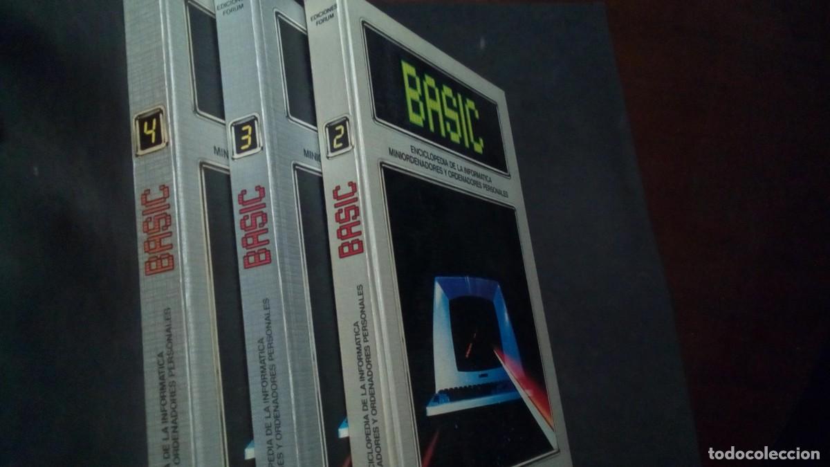 Livros em segunda m&atilde;o: BASIC-ENCICLOPEDIA DE LA INFORMATICA MINIORDENADORES Y ORDENADORES PERSONALES-FORUM-2-3-4-