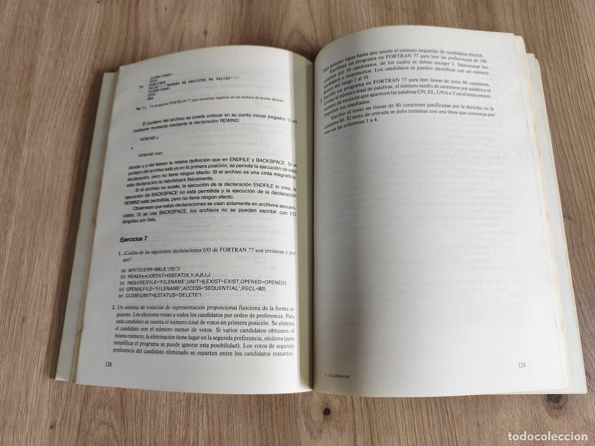 Libros de segunda mano: Programaci&oacute;n en Fortran V. J. Calderbank - Foto 6