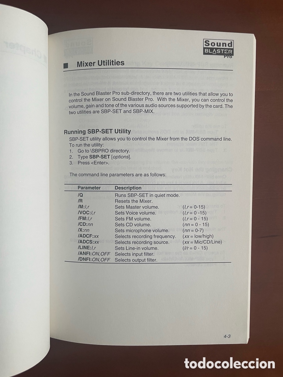 Libros de segunda mano: Manual original Sound Blaster Pro Creative Labs &ndash; User Reference Manual &ndash; 1992 &ndash; CATA098 - Foto 5