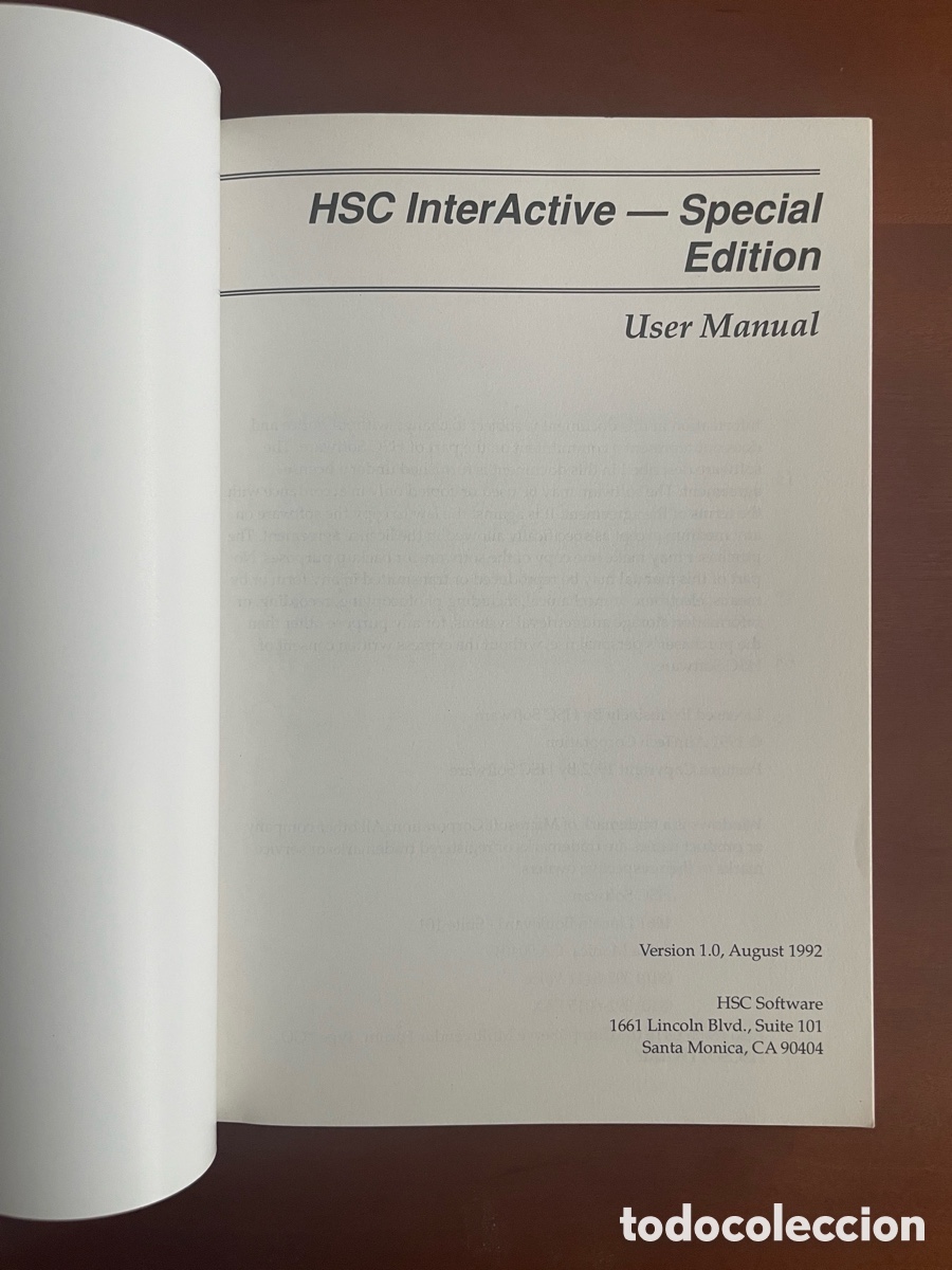 Libros de segunda mano: Manual original Sound Blaster HSC InterActive Special Edition &mdash; Creative Labs &mdash; 1992/93 - Foto 2