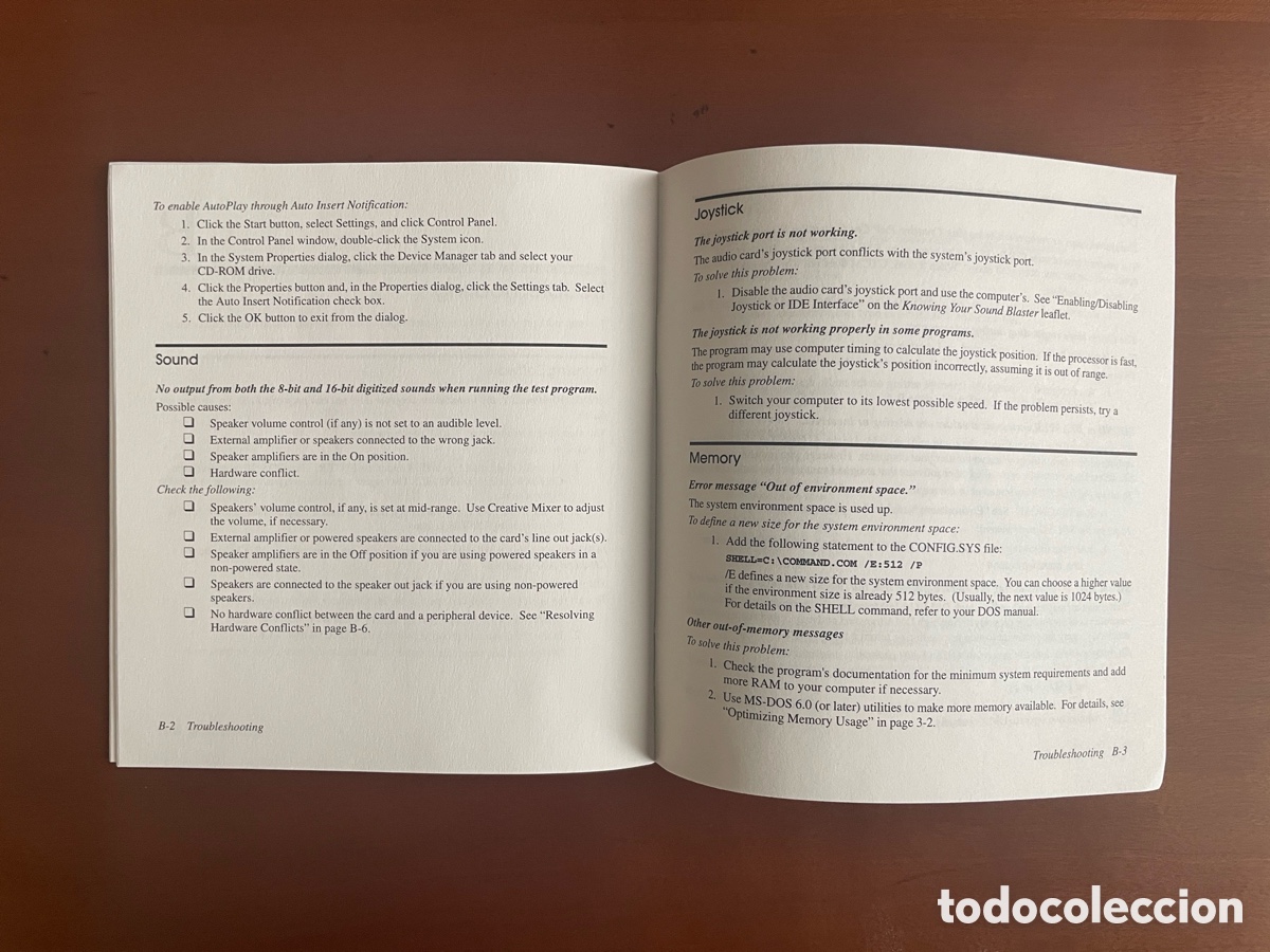 Libros de segunda mano: Creative Sound Blaster &mdash; Manual original Getting Started Plug and Play &mdash; 1997 &mdash; CATA100 - Foto 6