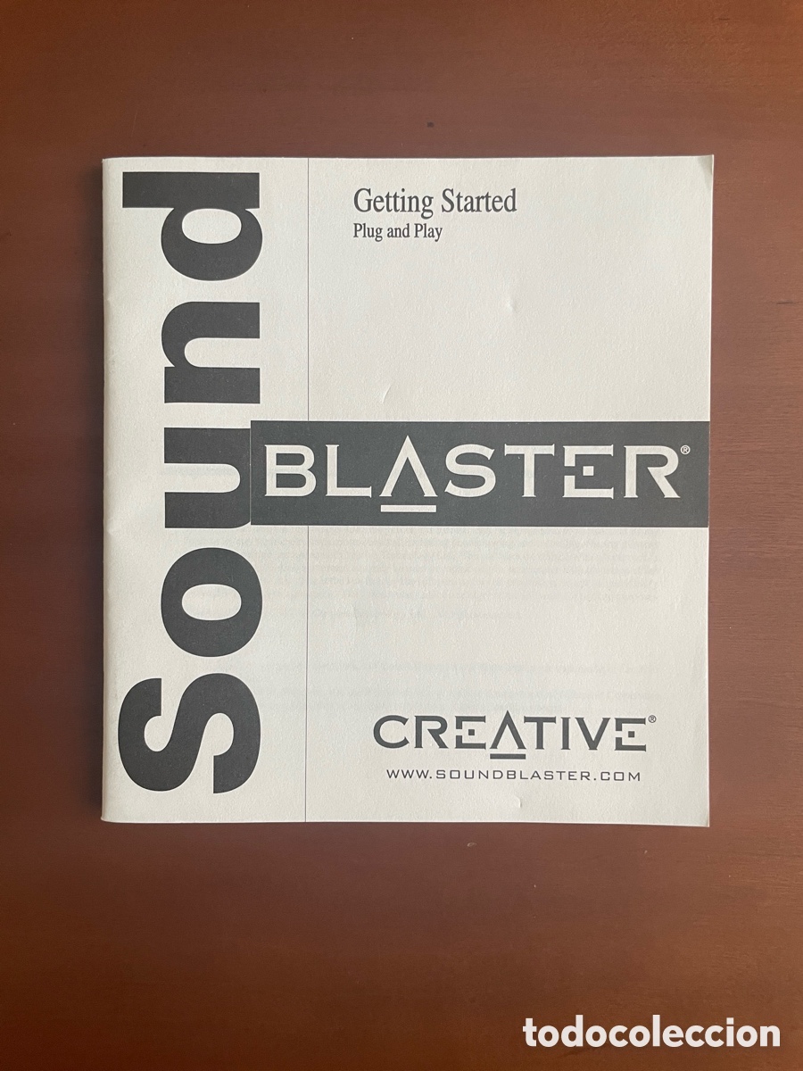 Libros de segunda mano: Creative Sound Blaster &mdash; Manual original Getting Started Plug and Play &mdash; 1997 &mdash; CATA100