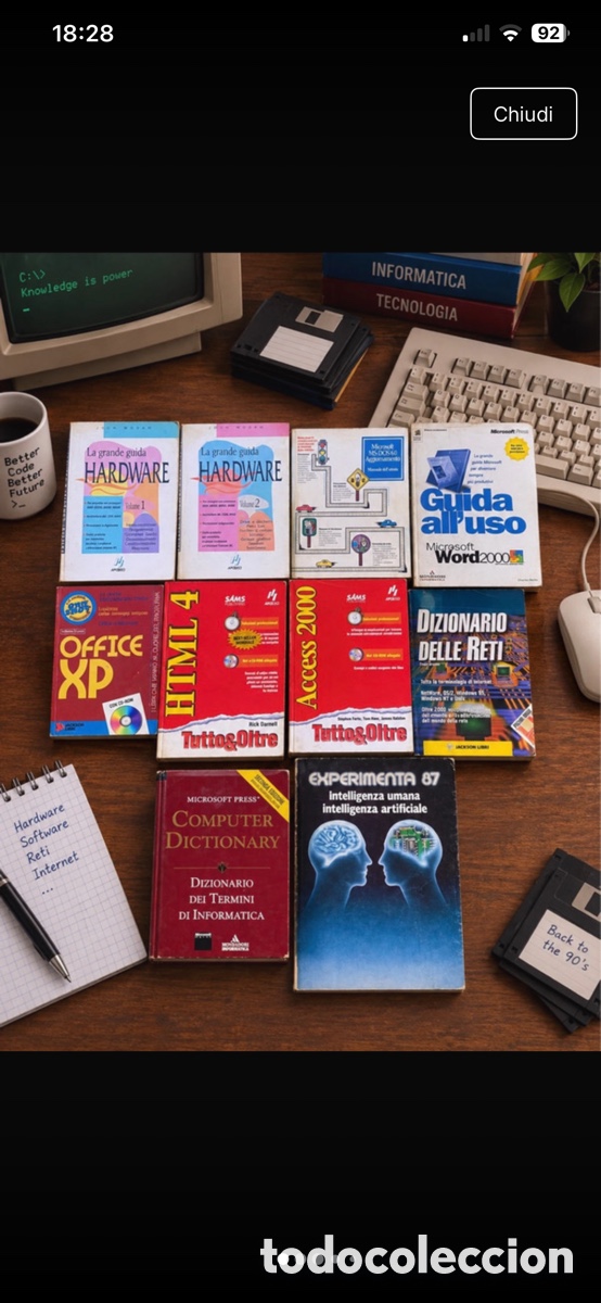 Libros de segunda mano: informatica vintage lotto libri