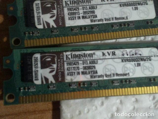 Libros de segunda mano: Lote memorias RAM DDR2 Kingston Transcen - Foto 3