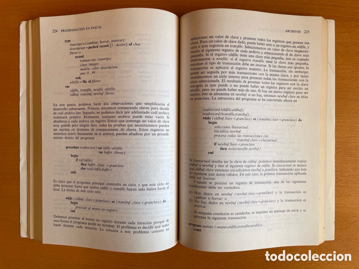 Libros de segunda mano: Programaci&oacute;n en Pascal &ndash; Peter Grogono &ndash; Edici&oacute;n revisada &ndash; 1988 - Foto 6