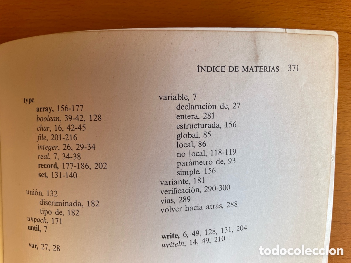 Libros de segunda mano: Programaci&oacute;n en Pascal &ndash; Peter Grogono &ndash; Edici&oacute;n revisada &ndash; 1988 - Foto 9