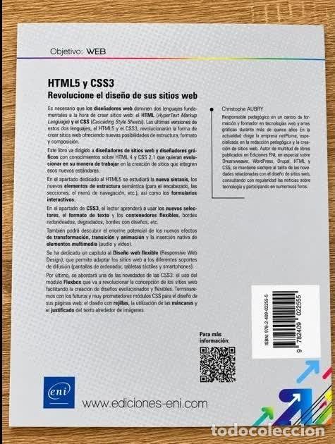 Libros de segunda mano: HTML5 y CSS3 - Christophe Aubry - 4&ordf; Edici&oacute;n - Foto 2