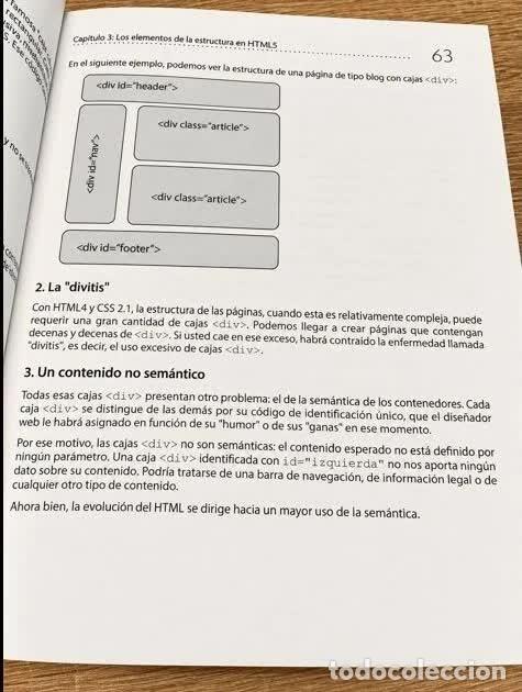 Libros de segunda mano: HTML5 y CSS3 - Christophe Aubry - 4&ordf; Edici&oacute;n - Foto 3