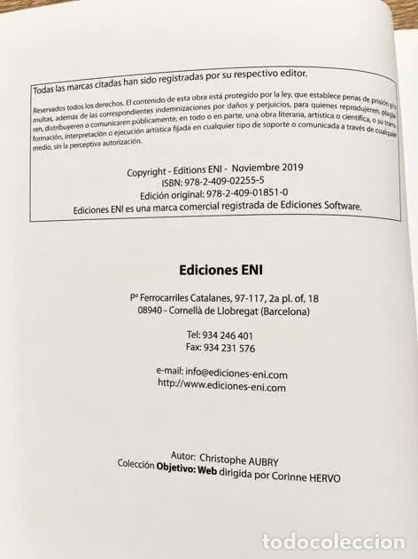 Libros de segunda mano: HTML5 y CSS3 - Christophe Aubry - 4&ordf; Edici&oacute;n - Foto 4