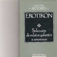 Libros de segunda mano: EROTIKON - LIBROS RIO NUEVO