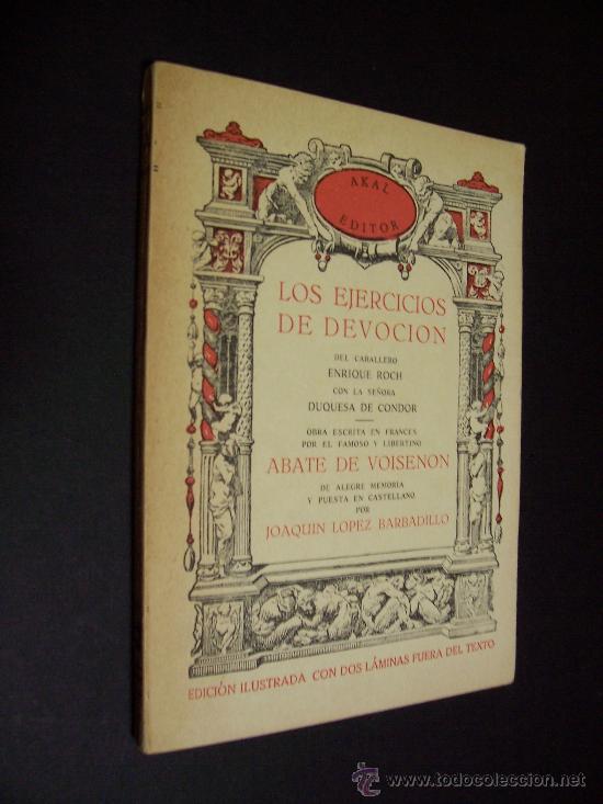 Libros de segunda mano: LOS EJERCICIOS DE DEVOCI&Oacute;N - ABATE DE VOISENON - AKAL, EDITOR 1978 - Foto 1