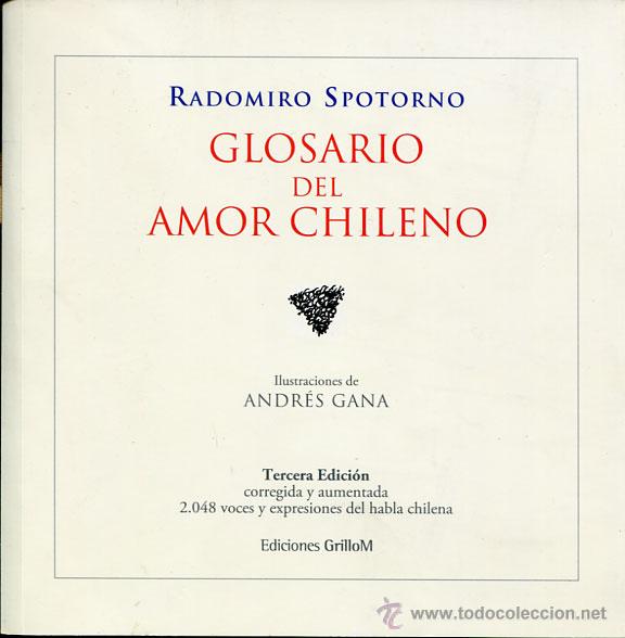 Libros de segunda mano: Glosario del amor chileno - Foto 1