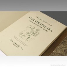 Libros de segunda mano: CARAJICOMEDIA TIRADA ESPECIAL CON UN DIBUJO ORIGINAL Y UNA PLANCHA DE METAL DE JULIO ZACHRISSON. Lote 54238293