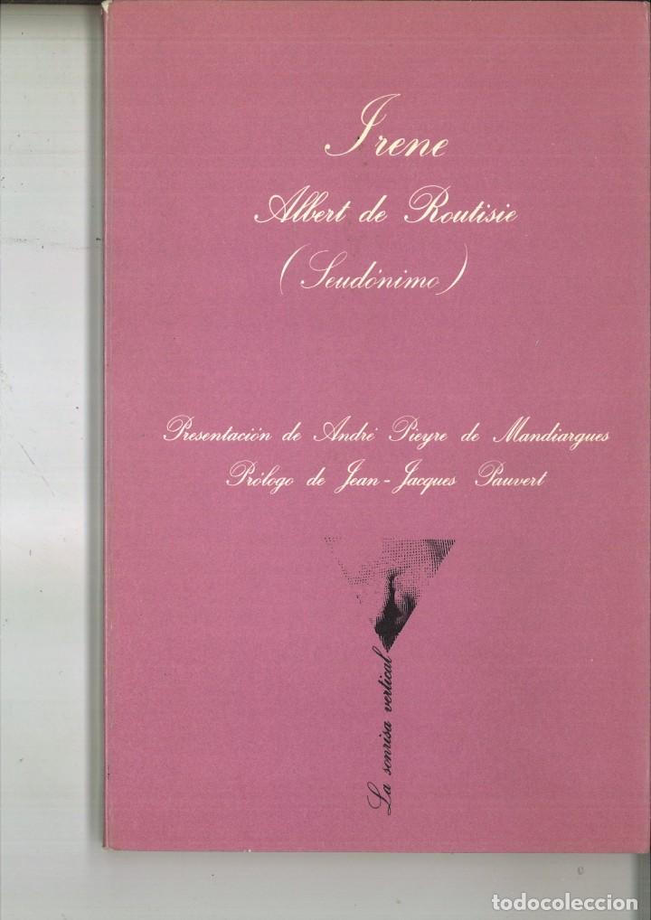 Libros de segunda mano: IRENE. Albert de Routisie - Foto 1