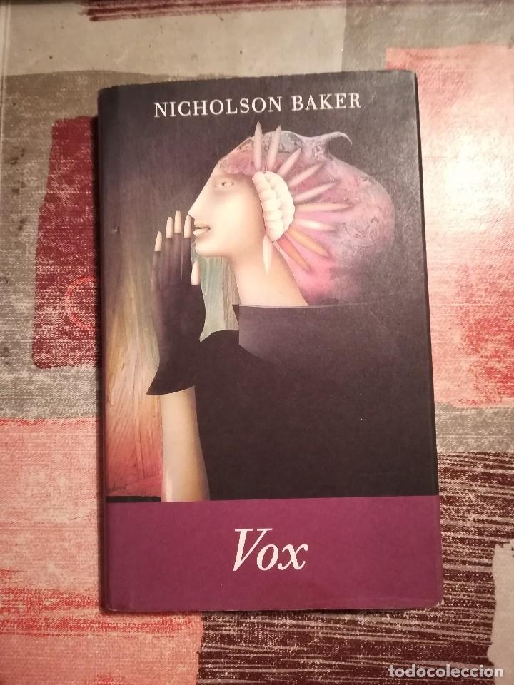 Libros de segunda mano: Vox - Nicholson Baker - Foto 1