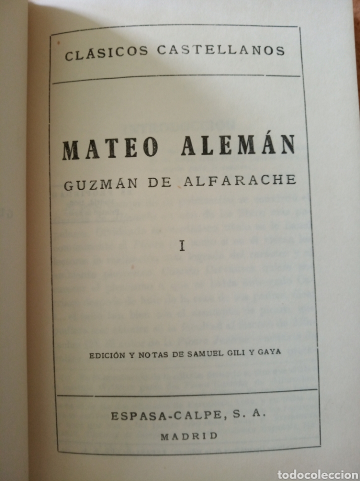 Libros de segunda mano: Guzm&aacute;n de Alfarache. Mateo Alem&aacute;n - Foto 4