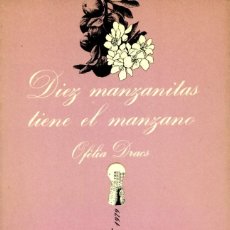 Libros de segunda mano: DIEZ MANZANITAS TIENE EL MANZANO. OFELIA DRACS. TUSQUETS. 1ª ED. 1980. COLECCIÓN SONRISA VERTICAL