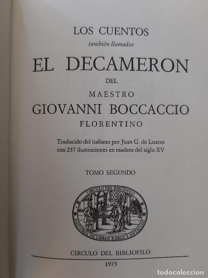 Libros de segunda mano: EL DECAMERON 3 TOMOS - Foto 3