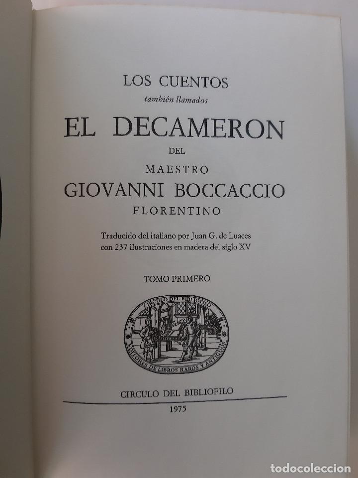 Libros de segunda mano: EL DECAMERON 3 TOMOS - Foto 4