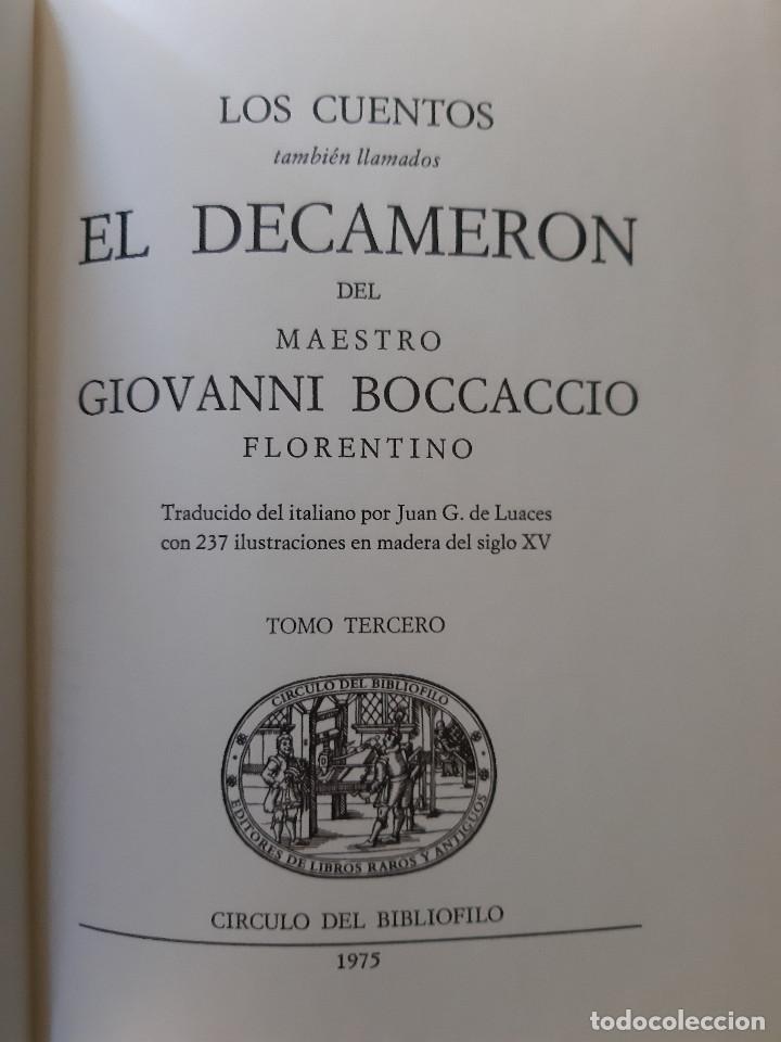 Libros de segunda mano: EL DECAMERON 3 TOMOS - Foto 5
