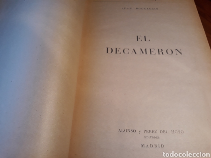 Libros de segunda mano: EL DECAMERON - JUAN BOCCACCIO - Foto 2