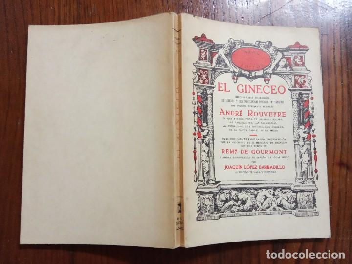 Libros de segunda mano: EL GINECEO- Andr&eacute; Rouveyre. - Foto 2