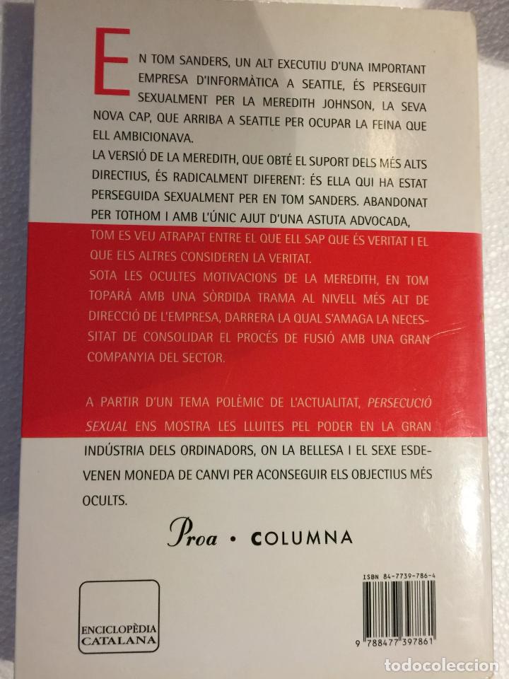 Libros de segunda mano: Persecuci&oacute; sexual - Michael Crichton - Foto 5