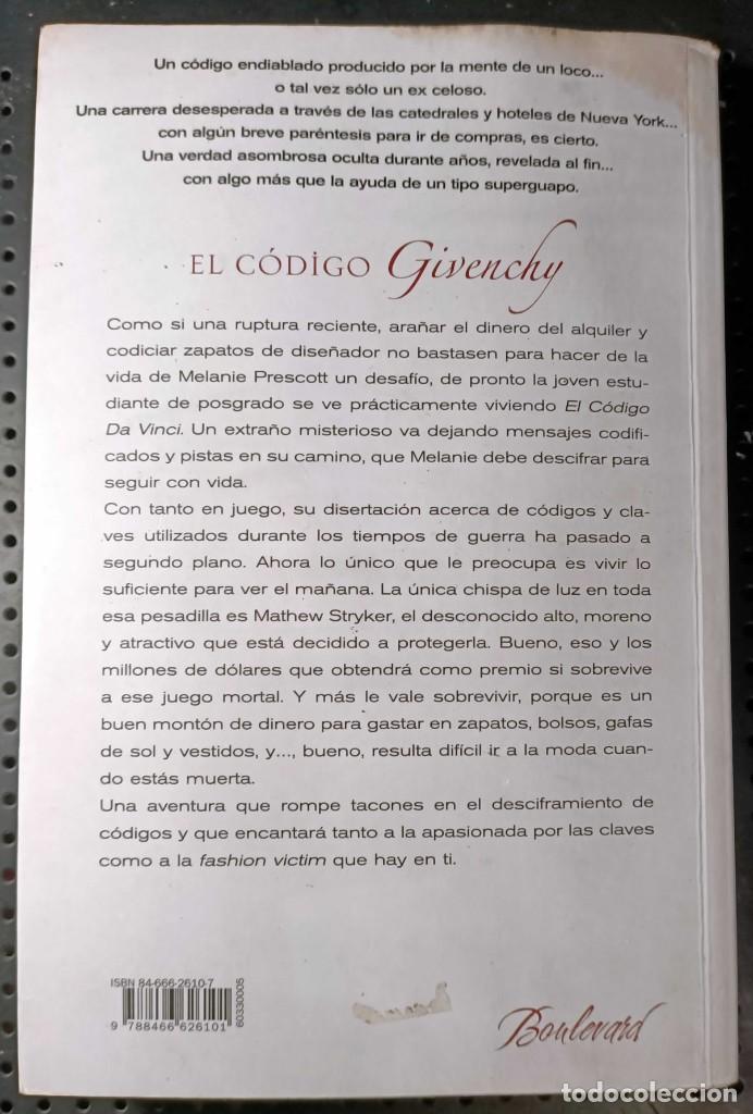 Libros de segunda mano: LIBRO: El C&oacute;digo Givenchy, Julie Kenner, 2006 - Foto 7