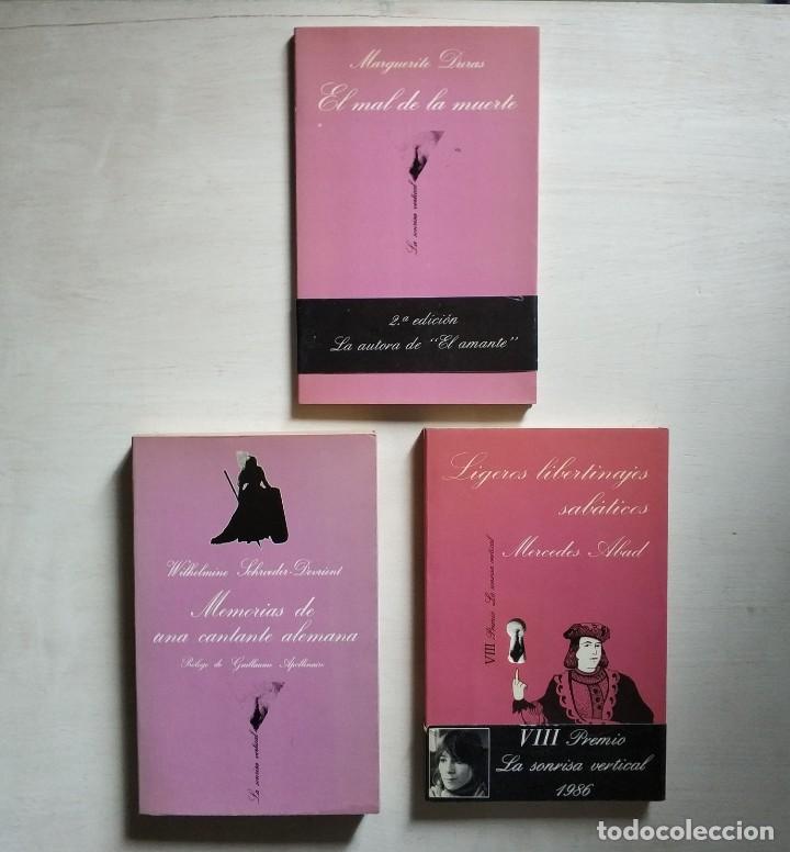 Libros de segunda mano: Lote de tres libros &rdquo;La sonrisa vertical&rdquo; - Foto 1