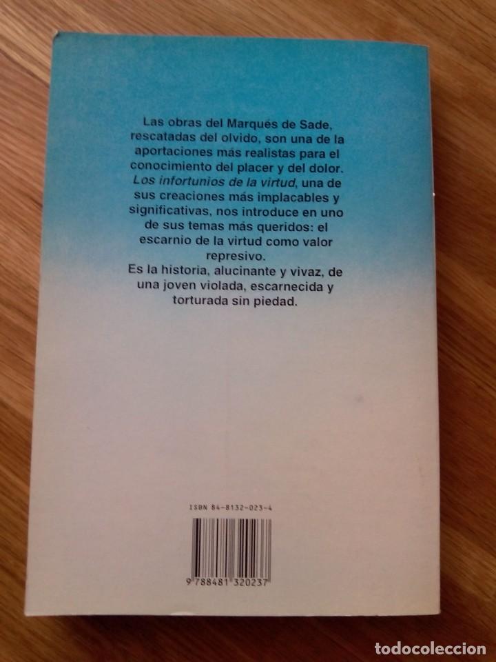 Libros de segunda mano: LOS INFORTUNIOS DE LA VIRTUD / MARQUES DE SADE - Foto 2