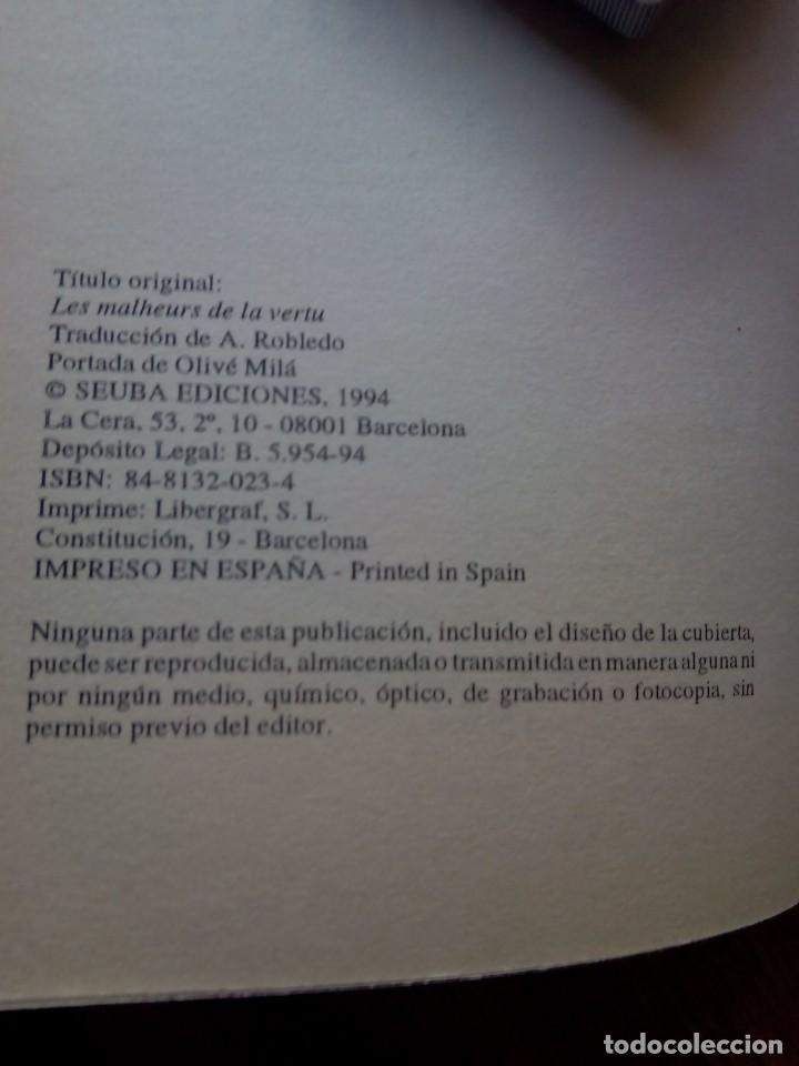 Libros de segunda mano: LOS INFORTUNIOS DE LA VIRTUD / MARQUES DE SADE - Foto 4