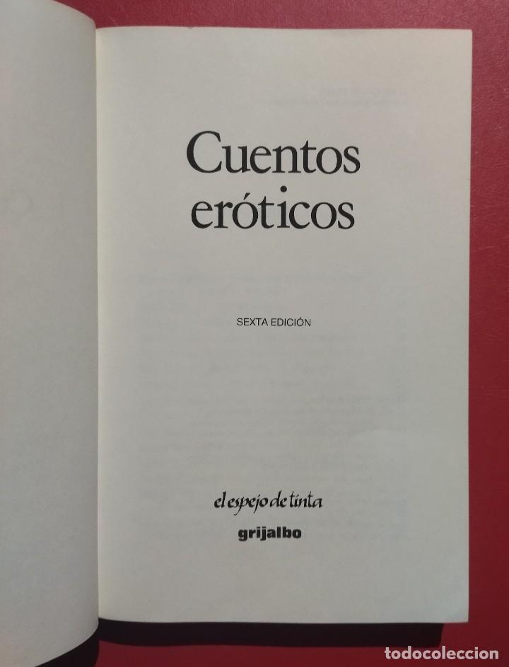 Libros de segunda mano: CUENTOS ER&Oacute;TICOS. EL ESPEJO DE TINTA. - Foto 2